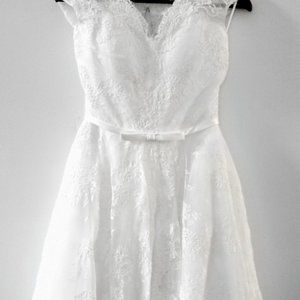 NWT Tea Length Wedding Gown
